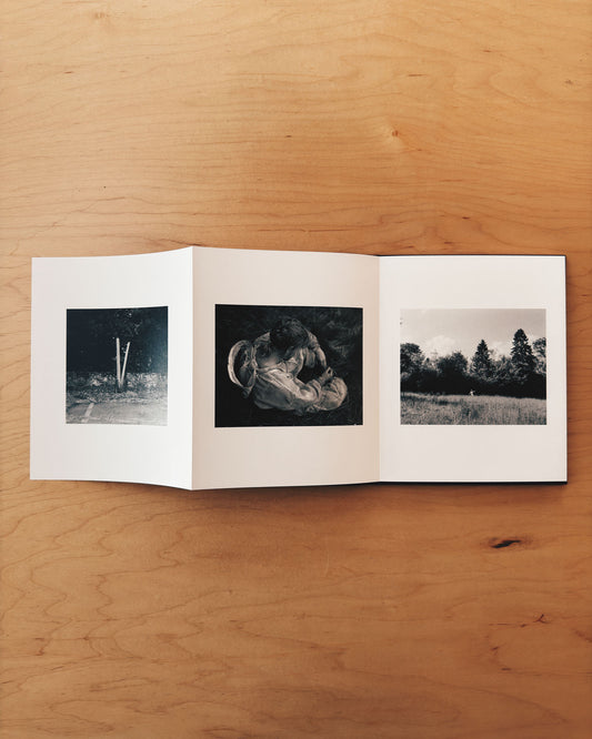 Photo Book from Yorgos Lanthimos made during the filming of Bugonia. A beguiling collection of still photographs made around the sets and locations of his 2025 feature film. Published by Mack.