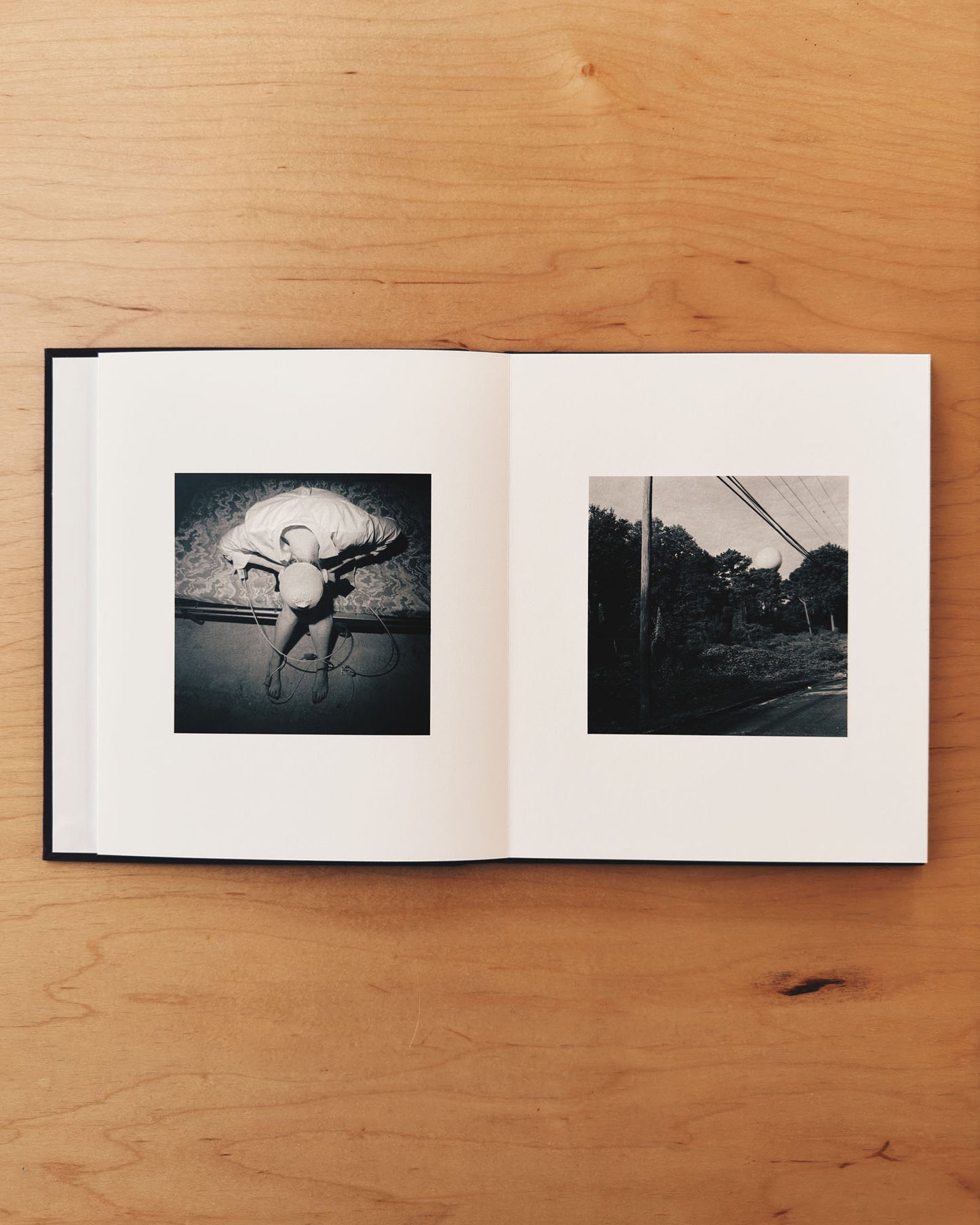 Photo Book from Yorgos Lanthimos made during the filming of Bugonia. A beguiling collection of still photographs made around the sets and locations of his 2025 feature film. Published by Mack.